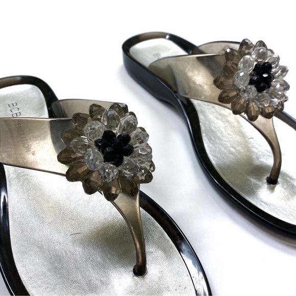 BCBGeneration Beaded Jelly Sandals - Picture 2 of 4